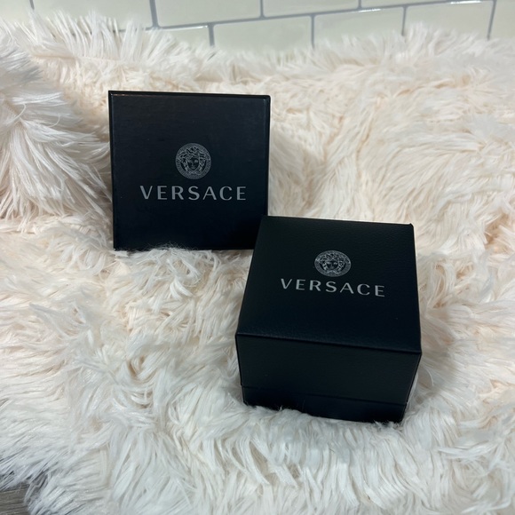 Versace Medusa Shape Embellished Hair Pin - Picture 2 of 5